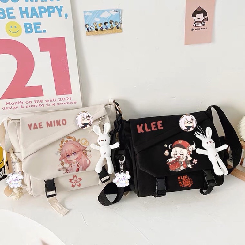 Túi đeo chéo hình GENSHIN IMPACT