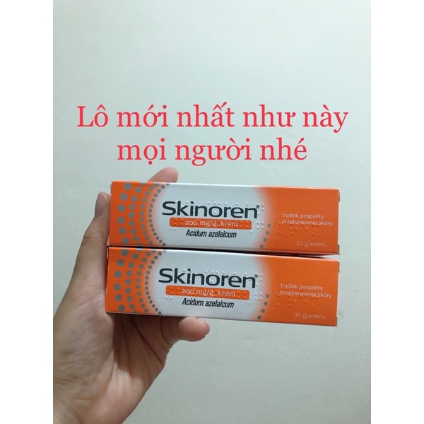 Kem Skinoren Cho Da Mụn Mờ Thâm Acid Azelaic 20%