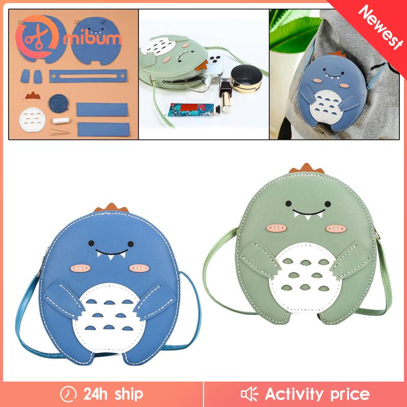 Dụng Cụ Làm Túi Xách / Ví Cầm Tay Bằng Da PU Hình Khủng Long Độc Đáo DIY