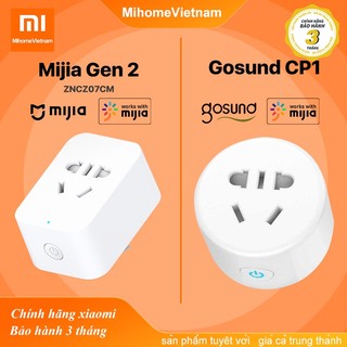 [CHÍNH HÃNG] Ổ cắm thông minh điều khiển qua Wifi Xiaomi Mijia Gen 2 (ZNCZ07CM) / Xiaomi Gosund CP1