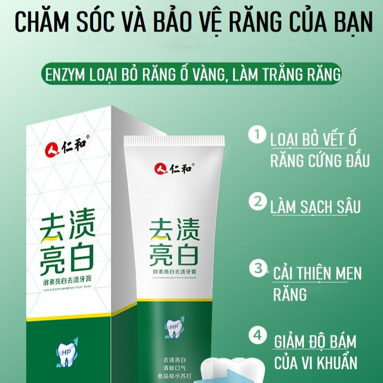 Kem Đánh Trắng Răng Ố Vàng, Kem Đánh Trắng Răng Thơm Miệng, Kem Đánh Răng Ngừa Sâu Răng