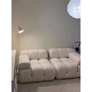 Ghế sofa lông cừu - ghế sofa vuông