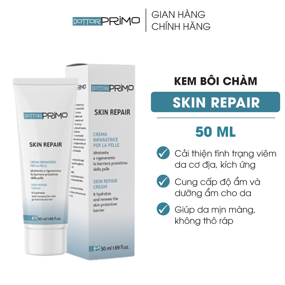 Kem Bôi Chàm Và Viêm Da Cơ Địa DottorPrimo Skin Repair 20ml & 50ml