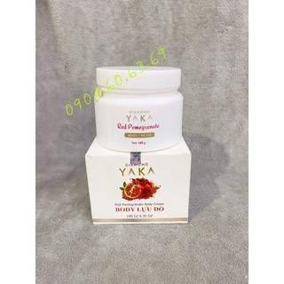Kem body yaka diamond lựu đỏ 180g