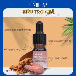 Serum mụn caramel essence nhật bản 5ml, tinh chất ngừa mụn, sáng da, se khít lỗ chân lông