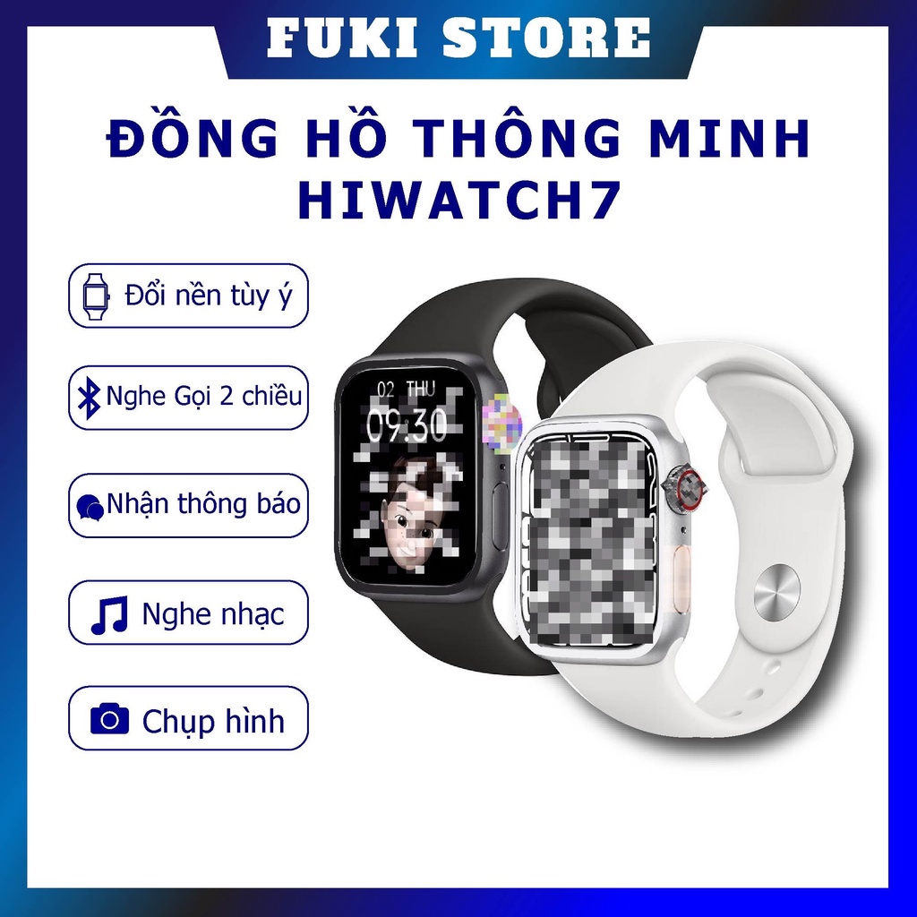 Đồng hồ thông minh seri7 I Cảm ứng chạm I Nghe, Gọi, Nhận thông báo I Theo dõi sức khỏe, calo,..vv