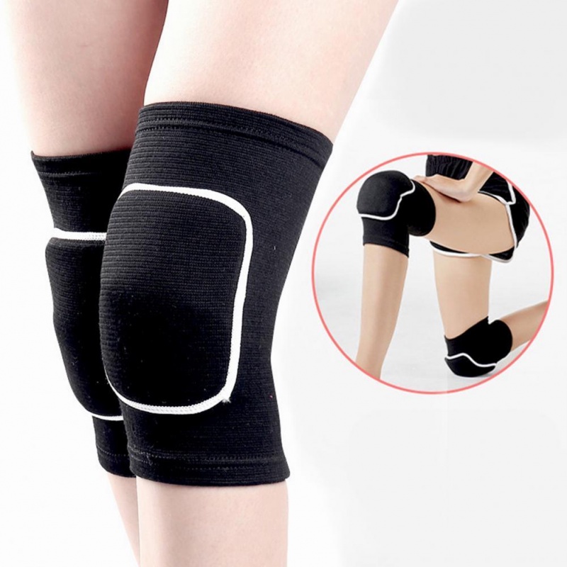 1 Cặp Băng Quấn Bảo Vệ Đầu Gối Co Giãn Hỗ Trợ Tập Yoga / Nhảy Múa / Bóng Chuyền Dành Cho Trẻ Em Và Người Lớn