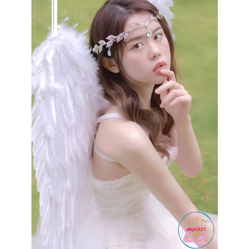 COSPLAY CÁNH THIÊN THẦN TRẮNG bộ cánh thiên thần hóa trang nhiều màu sắc cho bé và người lớn