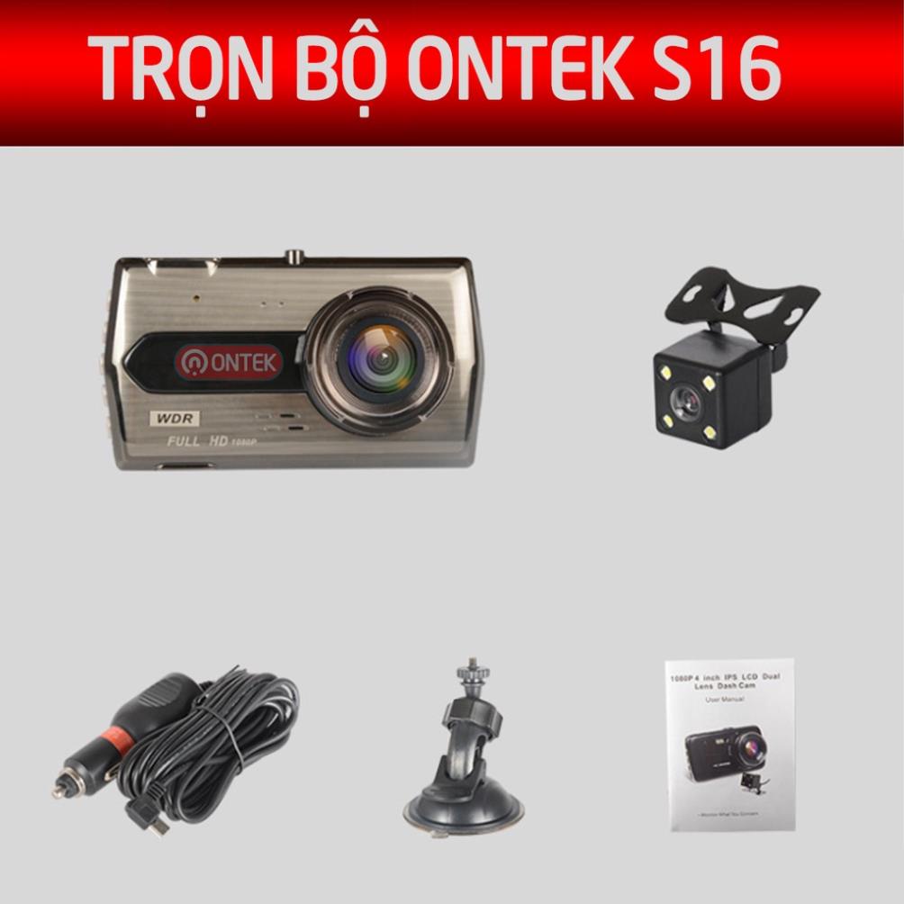 Camera Hành Trình Ô Tô ONTEKCO S16 Full HD 1296p Chống Rung Camera ghi hình Trước Và Sau góc rộng | BigBuy360 - bigbuy360.vn