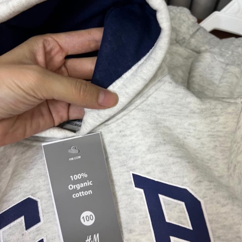 Đồ bộ bé trai bé gái thu đông GA chất nỉ tàu dày dặn không xù có mũ cao cấp hàng xuất dư Xiaomimi E2.097.08