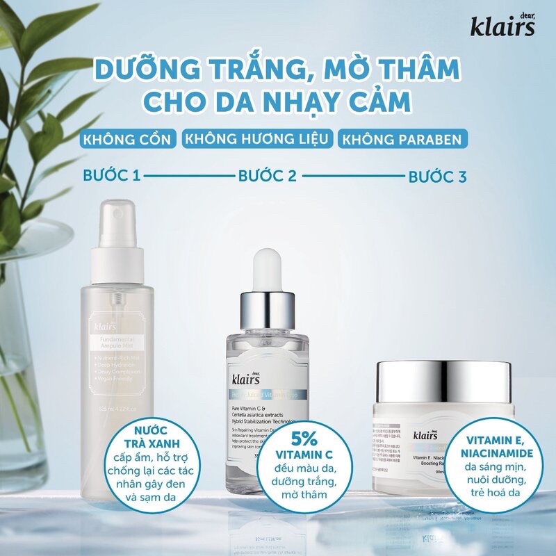 Serum Klairs Vitamin C Cho Da Nhạy Cảm 35ml Freshly Juiced Vitamin Drop - Tic Medical Skincare