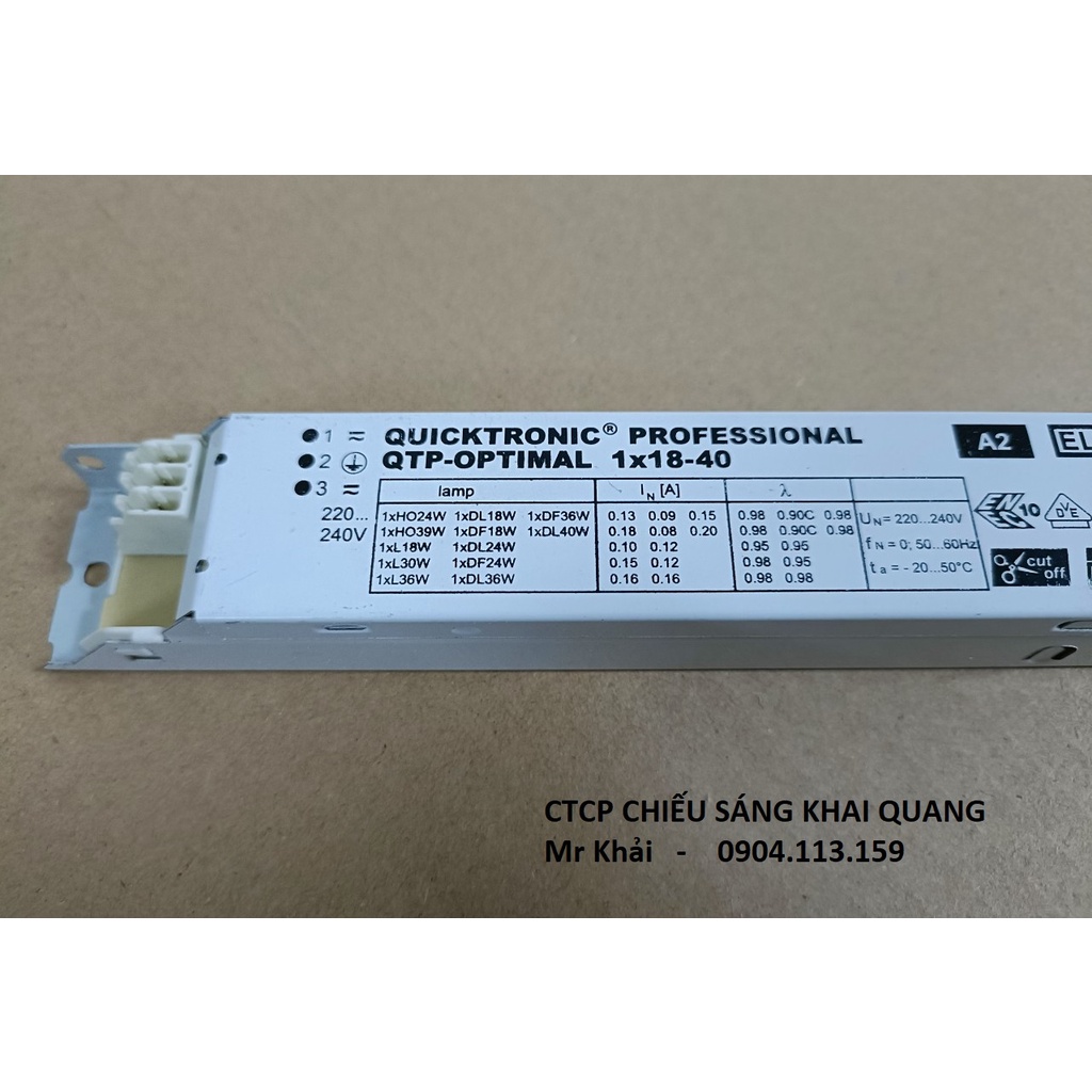 Tăng phô  Osram cho bóng huỳnh quang 18W đến 40W