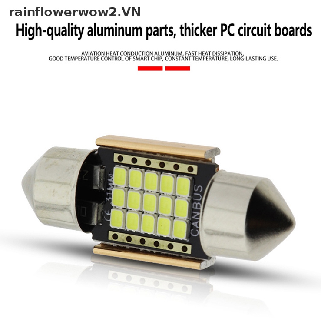 Bóng Đèn LED Siêu Sáng 31mm 36mm 39mm 41mm C5W C10W C3W Chuyên Dụng Cho Xe Hơi