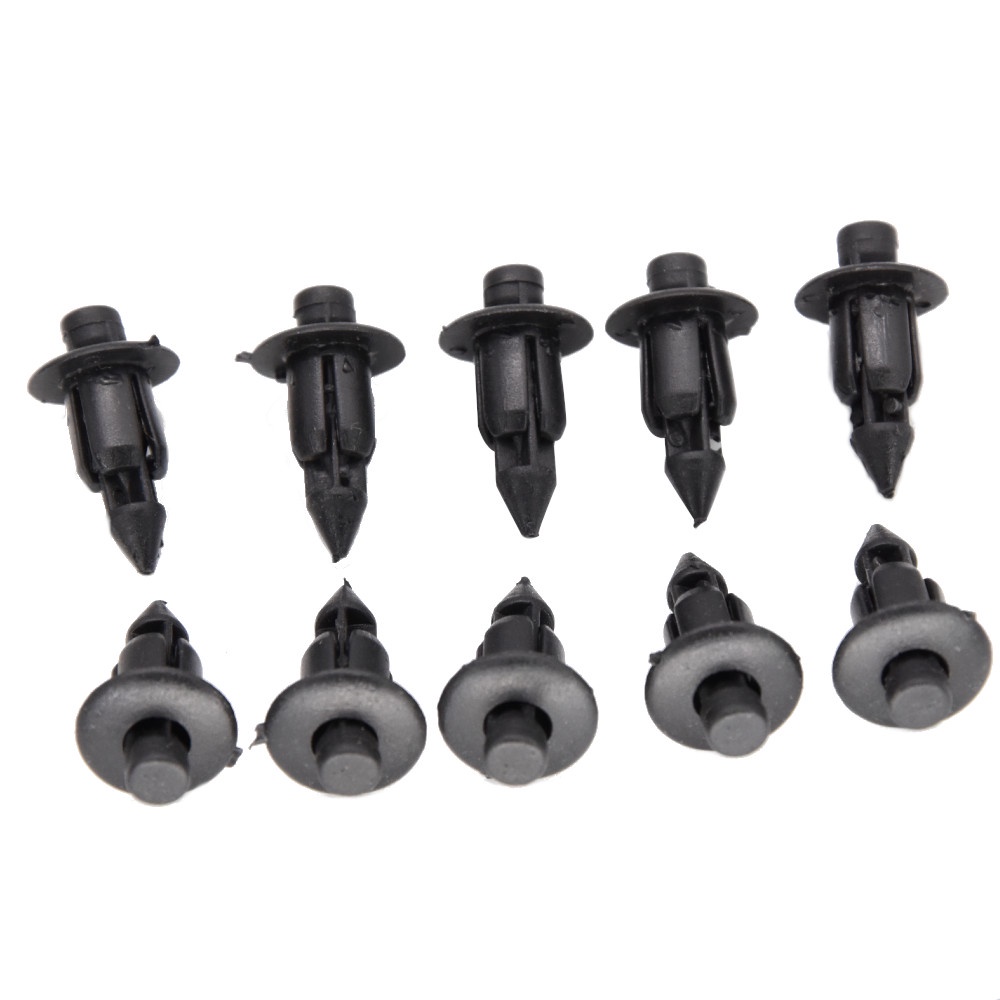 COMBO 20 ỐC NHỰA, CHỐT NHỰA BẤM DÀN ÁO XE MÁY 6LI dành cho các loại xe Winner, Raider, Sonic, Lead, Vision,..