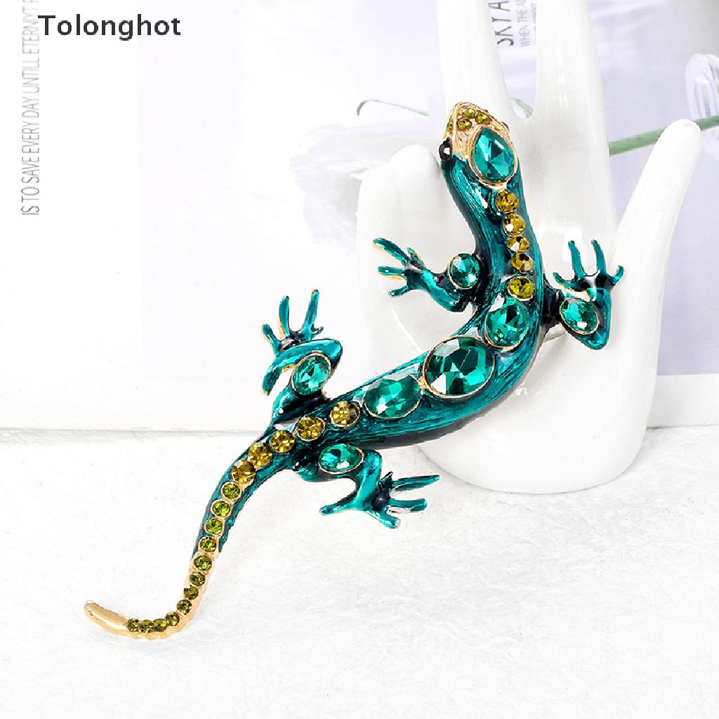 Trâm Cài Áo Hình Động Vật Đính Đá Pha Lê Phong Cách Vintage