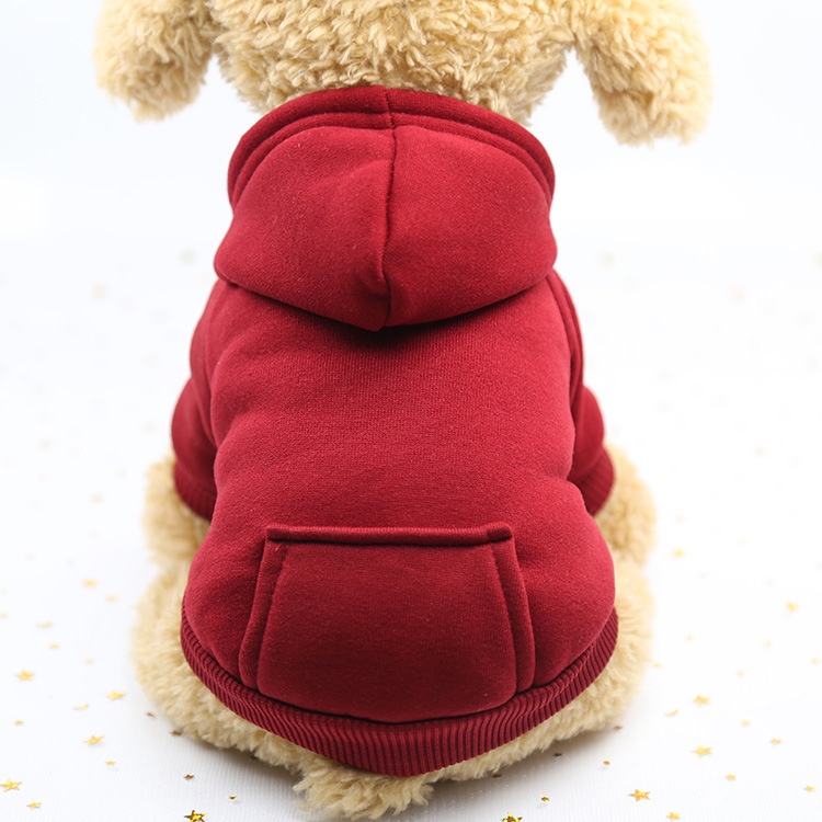 Áo cho chó mèo hoodie mùa đông lót nỉ bông ấm áp nhiều mẫu lựa chọn - Dacote