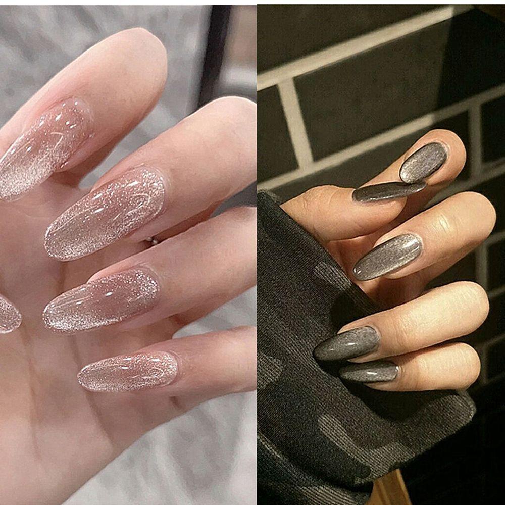 MIHAN1 Bộ 24 Móng Tay Giả Che Phủ Toàn Diện Cho Nữ Và Nữ