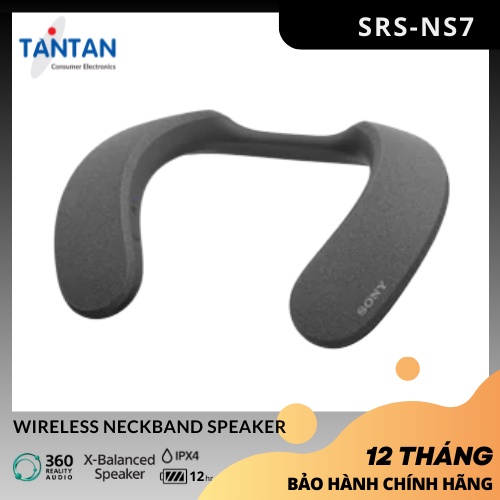 Loa Đeo Cổ Không Dây Sony Chính Hãng SRS-NS7 - Dolby Atmos - 360 Spatial Sound - Pin 12H - Hỗ Trợ Sạc Nhanh