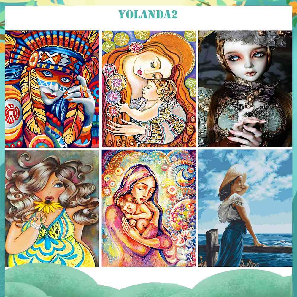 Tranh Thêu Chữ Thập 11CT Họa Tiết Cô Gái