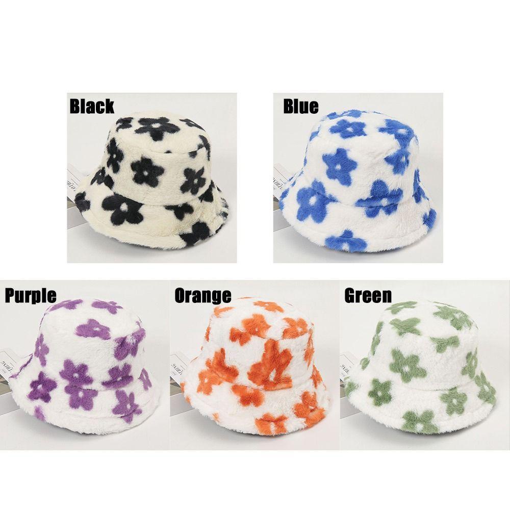Nón Bucket Chất Liệu Dày Dặn Ấm Áp Thời Trang Thu Đông Cho Nữ