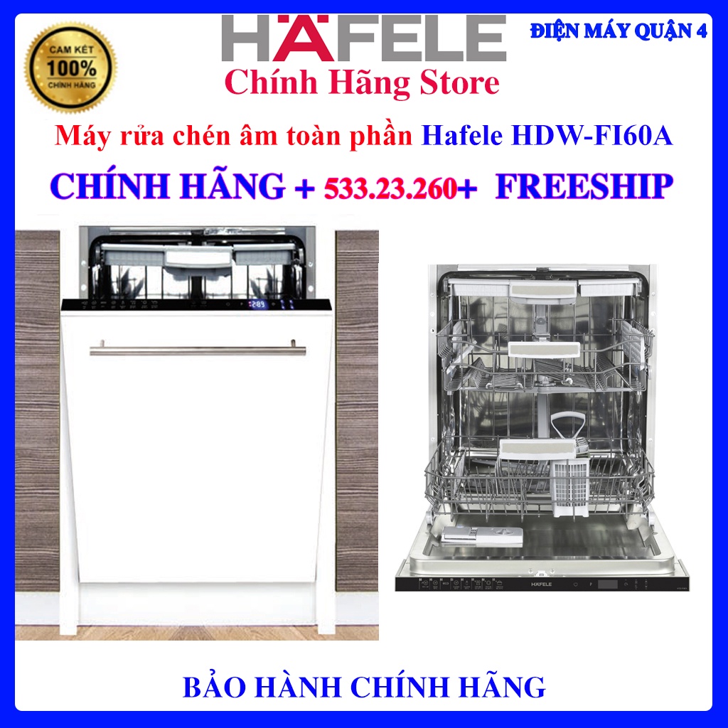 Máy rửa chén âm toàn phần Hafele HDW-FI60A /Hafele 533.23.260