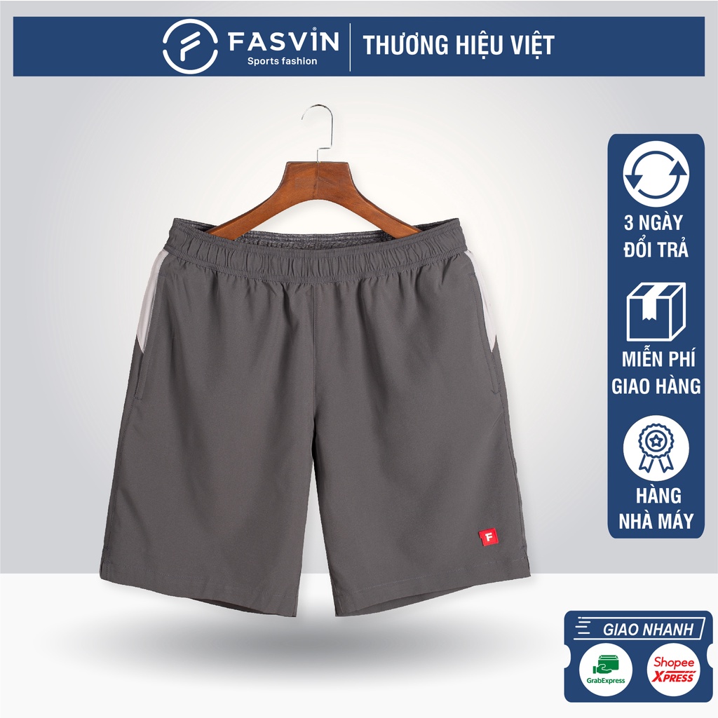 Quần short Big Size thể thao nam Fasvin D20267.SG thiết kế mạnh mẽ khoẻ khoắn chất vải cao cấp