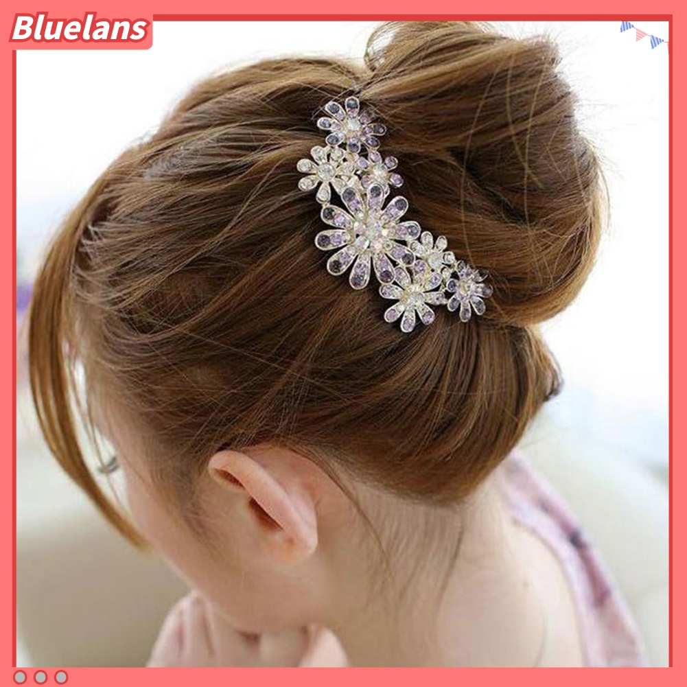 Lược Cài Tóc Hình Hoa Đính Đá Thời Trang 48h Cho Cô Dâu