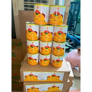 LON 820GR ĐÀO MIẾNG ngâm THÁI LAN