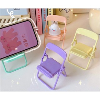 Giá đỡ điện thoại kiểu ghế xếp màu pastel ngọt ngào siêu dễ thương