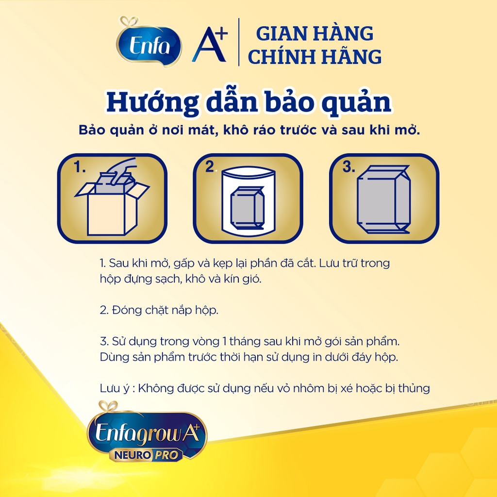 Sữa Enfamil A+ số 1 2flex 830g