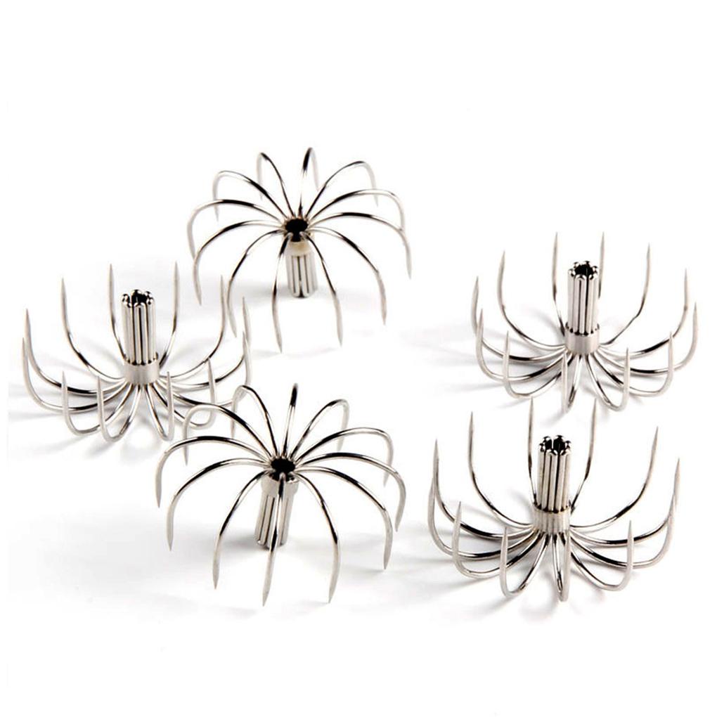 Giá Đỡ Móc Câu Cá Bằng Thép Không Gỉ 12 Ngăn Tiện Lợi