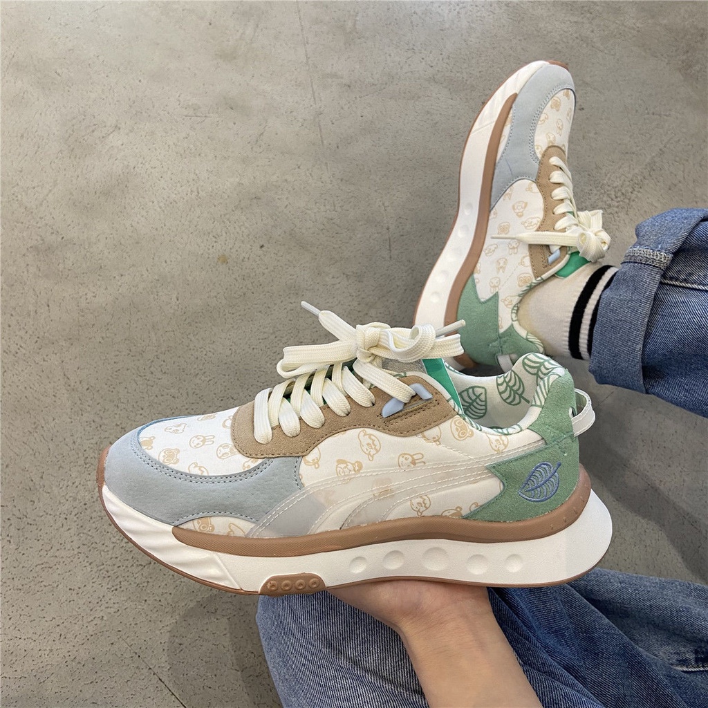 Hàng Có Sẵn Giày Thể Thao Đế Mềm Thời Trang Mới Cho Nữ Sinh Gump