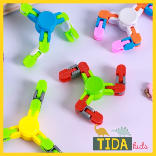 Con Quay Đồ Chơi Spinner Robot Biến Hình Thông Minh ⚡️ HOT TREND ⚡️ 3, 4 Cạnh Fidget Spinner DIY Toy TiDa Kids Shop