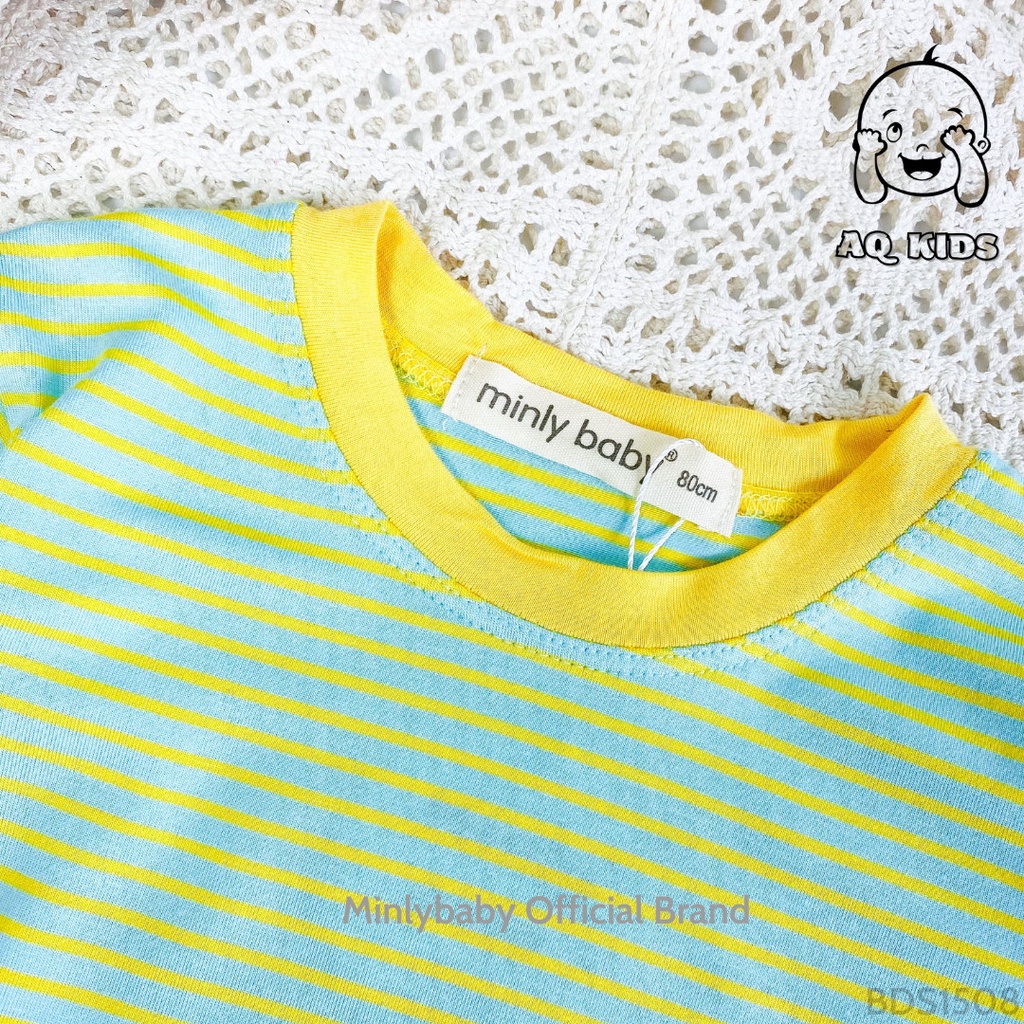 [Bé 7-28kg] Bộ Quần Áo Tay Dài, Quần Dài Bé Trai, Bé Gái Vải Thun Lạnh, Hàng Chính Hãng Minlybaby  - BDSN