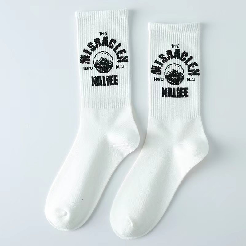 Men's Fun Socks Fashion New Cotton Cartoon Personality Football Animals Beer Food Hip Hop Harajuku Socks Women