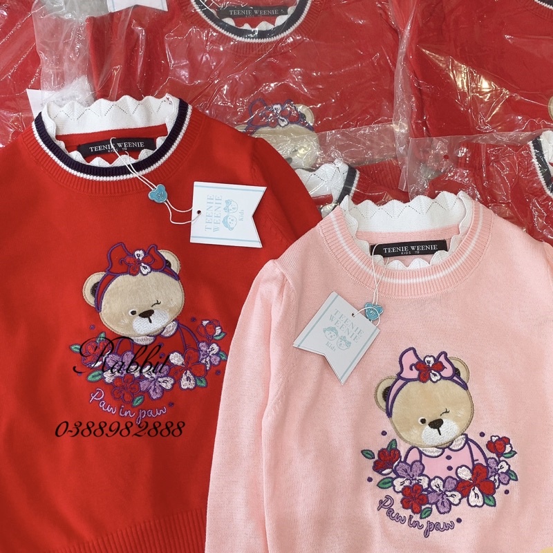 Áo len Teenie hoạ tiết gấu