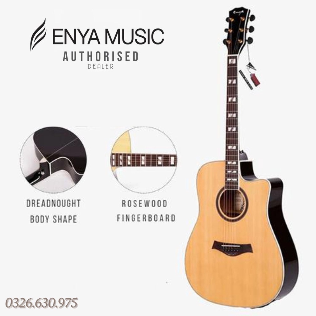 Đàn Guitar Acoustic Enya ED-18 chính hãng