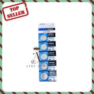 Vỉ 5 viên pin CR2032 Lithium, battery CR 2032, thay pin đồng hồ cân điện tử remote, pin cúc áo