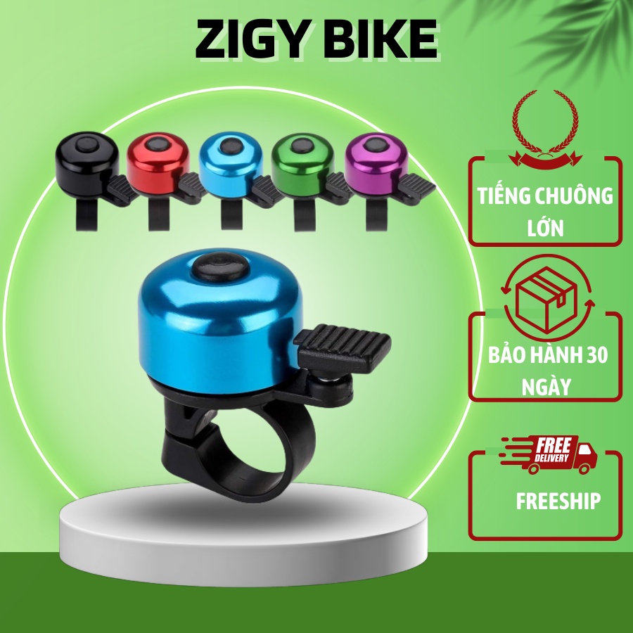 Chuông xe đạp thể thao ZIGY BIKE vang lớn nhiều màu