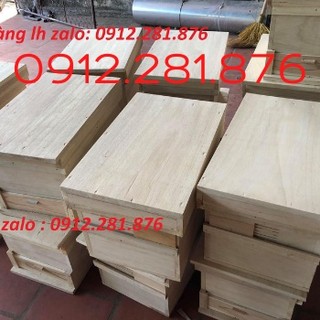Thùng nuôi ong nội gỗ gạo hàng đẹp