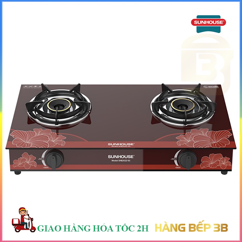 Bếp gas dương kính Sunhouse SHB2022-SG - Bảo hành 1 năm tại hãng toàn quốc
