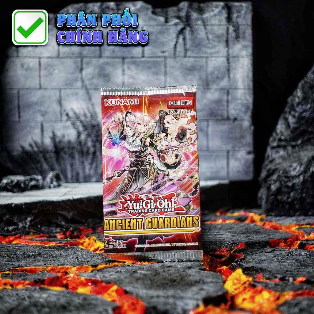 Thẻ bài YGO tcg ancient guardians booster pack angu build deck phiên bản tiếng anh Gamestop.vn YGTCGBP03