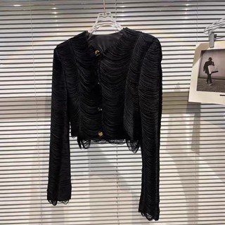 Áo lụa satin tua rua hàng cao cấp