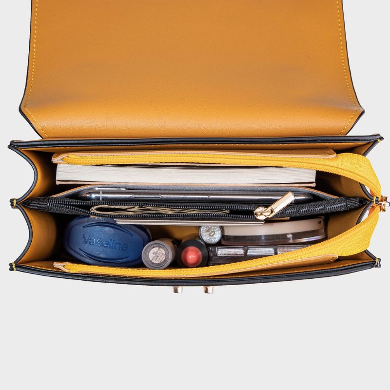 Túi Đeo Chéo Nữ Khoá Nhấn YN98 - Yuumy - Không Thấm Nước - Không Bong Tróc