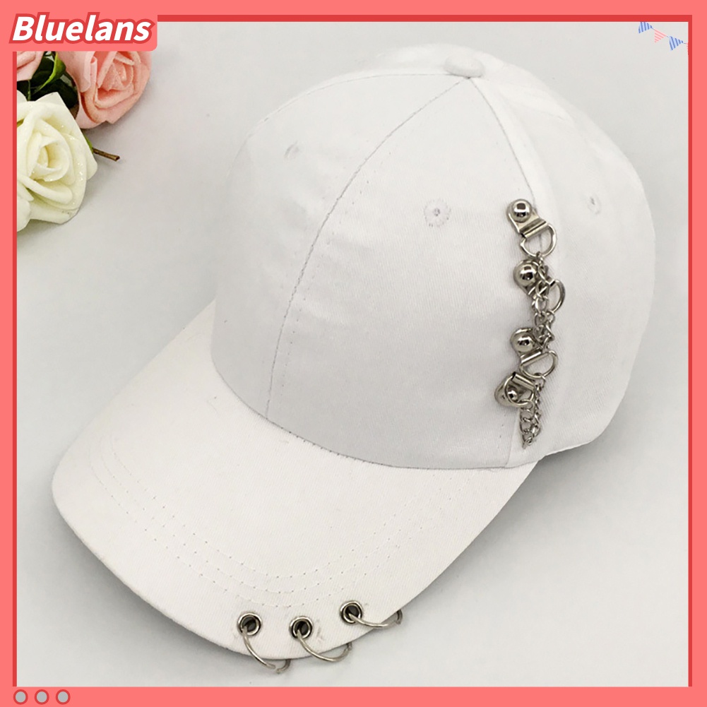 Mũ Lưỡi Trai Đính Khoen Kim Loại Phong Cách Hip Hop Thời Trang 48h