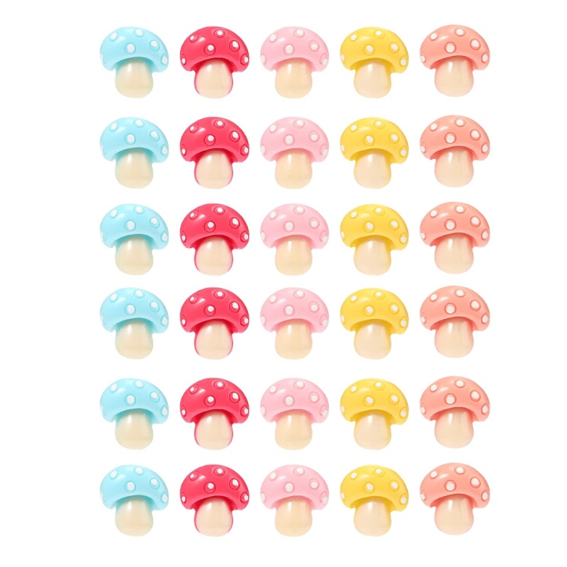 Ghim Hình Nấm Nhiều Màu Sắc Dễ Thương Trang Trí Cho Văn Phòng