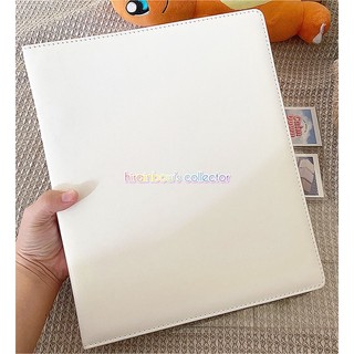 Bìa da trơn A4 nhỏ 4 màu Pastel - Binder 3 còng tròn