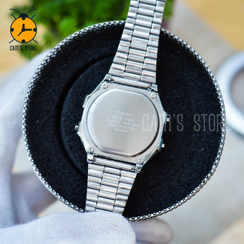 Đồng hồ Casio Nam A168WA-1WDF huyền thoại - Mua 1 tặng 2 Tặng box thiếc hãng+ Tặng Pin