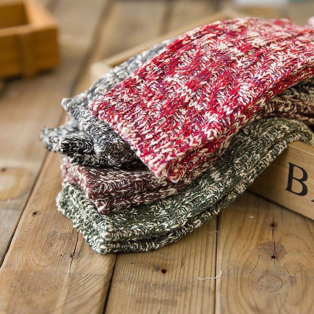 Vớ Cotton Giữ Nhiệt Dày Dặn Mềm Mại Cho Nam