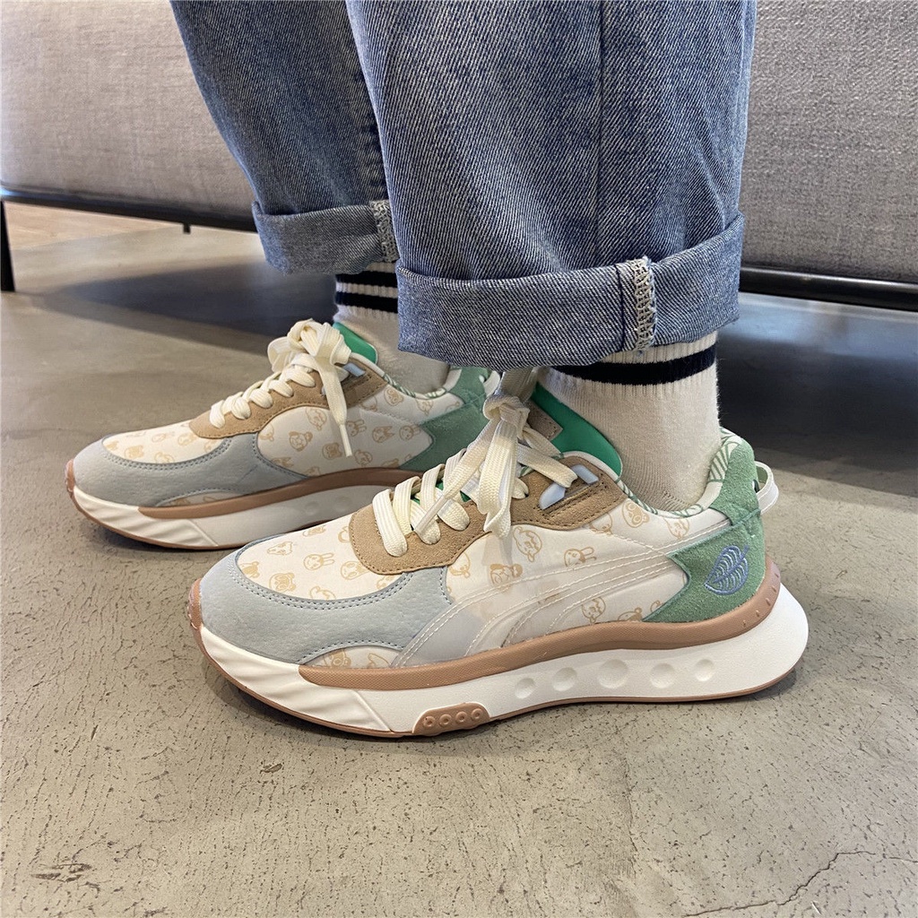 Hàng Có Sẵn Giày Thể Thao Đế Mềm Thời Trang Mới Cho Nữ Sinh Gump